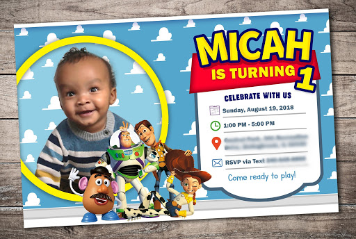 Micah Turns One: A Toy Story Birthday Party